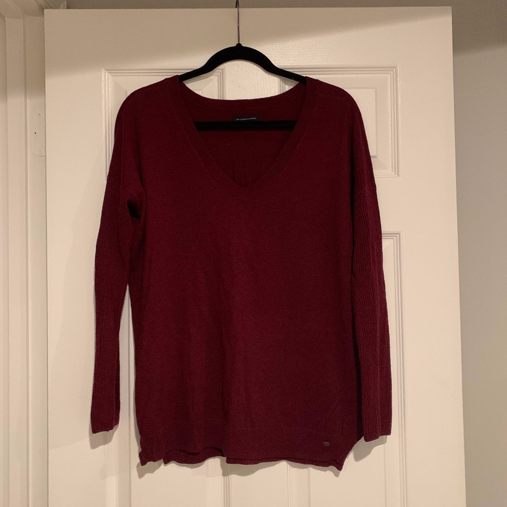 AE Burgundy Sweater